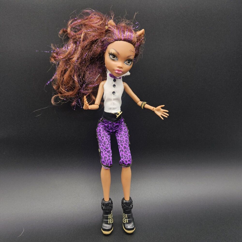 Monster High Clawdeen Wolf Sweet 1600 Dressed Fashion Doll 2008 Mattel Incomplet